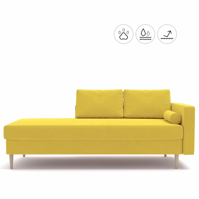 Кушетка Мастерфабрик Эйо Saga yellow ткань рогожка