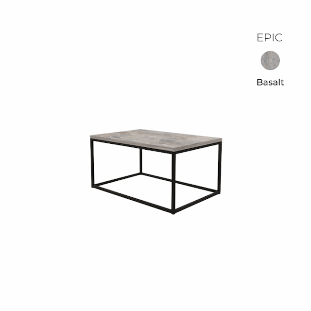 Стол журнальный прямоугольный Алсав 21EPIC.096 Basalt