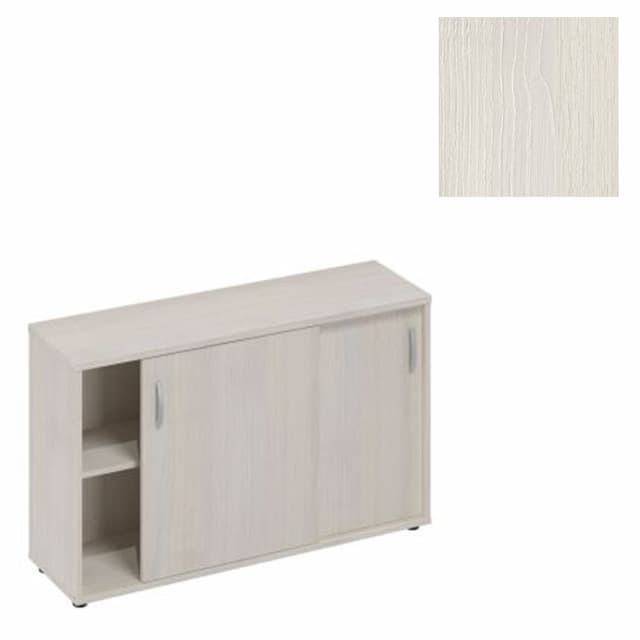 Шкаф-купе низкий (для 2-х столов 60) Юнитекс А4 (124.4x36.4x75.6) А4 330 ДШ дуб шамони