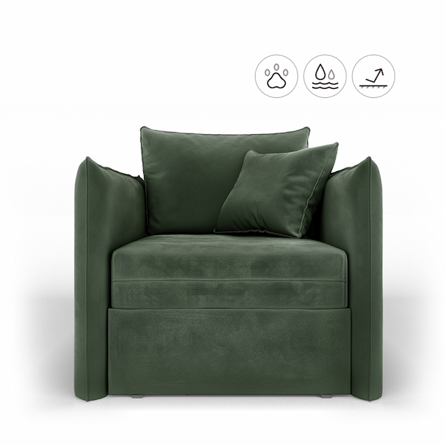 Кресло Мастерфабрик Виви Нью ТТ Clarins 695 ткань букле