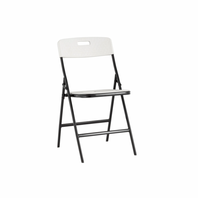 Стул складной банкетный Клен SUPER N сгр204/1 (пластик, белый)