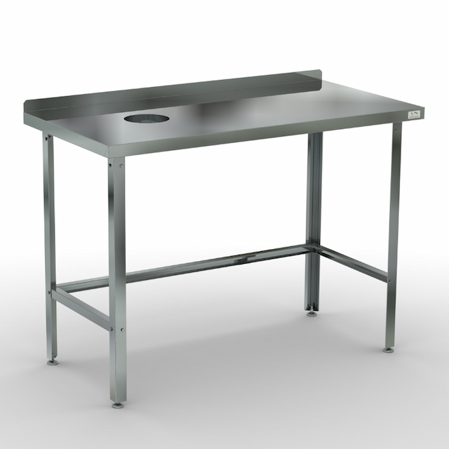 Стол для сбора пищевых отходов с бортом КОБОР СРОБ-100/70 Л/П