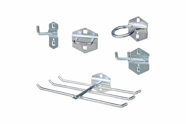 Набор крючков для перфорированной панели Kobor 46 предметов