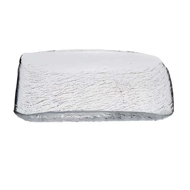 Тарелка прямоугольная ARDACAM Kendo ARD 2016.1 25x18 см h 3 см (стекло, прозрачная)