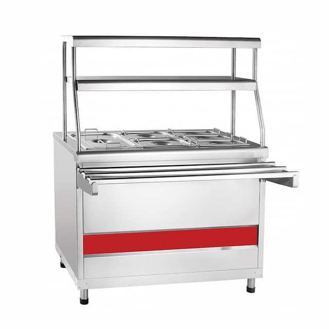 Мармит 2-х блюд Abat ЭМК-70КМ паровой (подогреваемые полки)