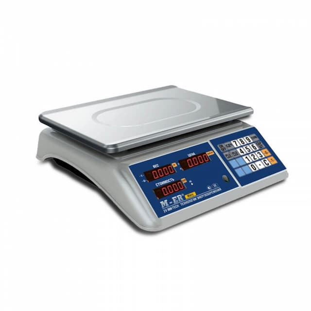 Торговые настольные весы MERTECH M-ER 223 AC-32.5 "Mary" LED